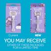Gillette Venus ComfortGlide Freesia Women's Razor - 1 handle + 2 refills view 2