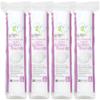 ForPro Pure & Natural Stitched Cotton Rounds for Face (400-Count), 100% Pure Cotton Makeup Remover Pads, Hypoallergenic, Lint-Free, Vegan & Cruelty-Free, Pack of 4-100 Cotton Pads view 1