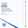 Dynarex 4305 Sterile Cotton Tipped Applicator,6" Length, Single-Use Wooden Cotton Tip Applicator for Wound Care & Dressing, Hygiene, Make Up, Cleaning Tool, Jewelry, Pack of 2000 view 2