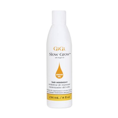 GiGi Post Waxing Treatment, Slow Grow Hair Inhibitor Lotion with Argan Oil, Hair Growth Minimizer for Men and Women, 8 oz, 1 Pack