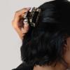 France Luxe Cutout Rectangle Claw Clip - Onyx view 3