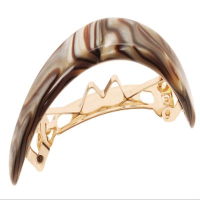 France Luxe Skinny Mini Volume Barrette - Onyx