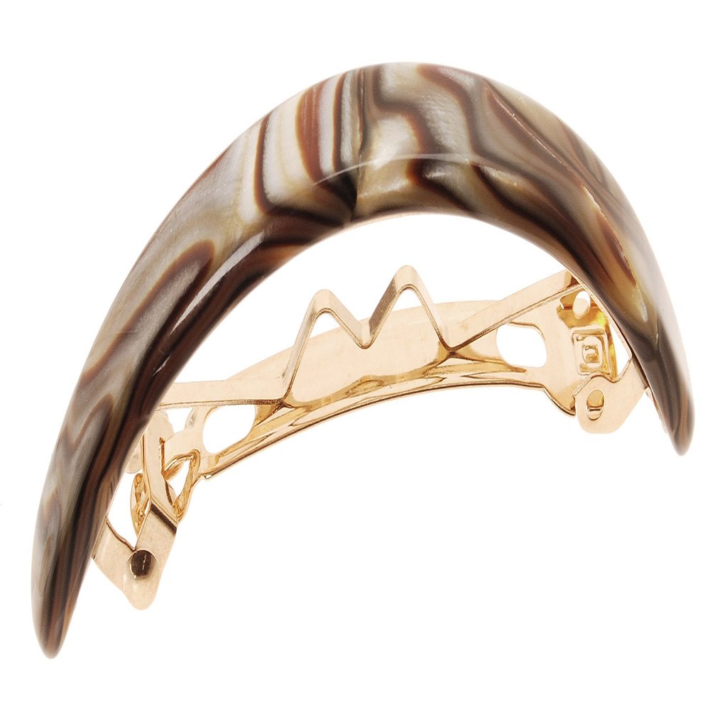 France Luxe Skinny Mini Volume Barrette - Onyx