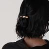 France Luxe Skinny Mini Volume Barrette - Ivory Tokyo view 2