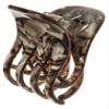 France Luxe Double Tooth Claw Clip - Onyx view 1