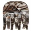 France Luxe Double Tooth Claw Clip - Onyx view 3
