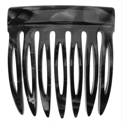 France Luxe Mini Push Up Comb - Nacro Black