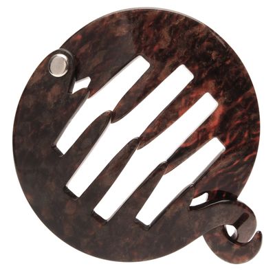 France Luxe Medium Yvette Ponytail Clip - Mojave