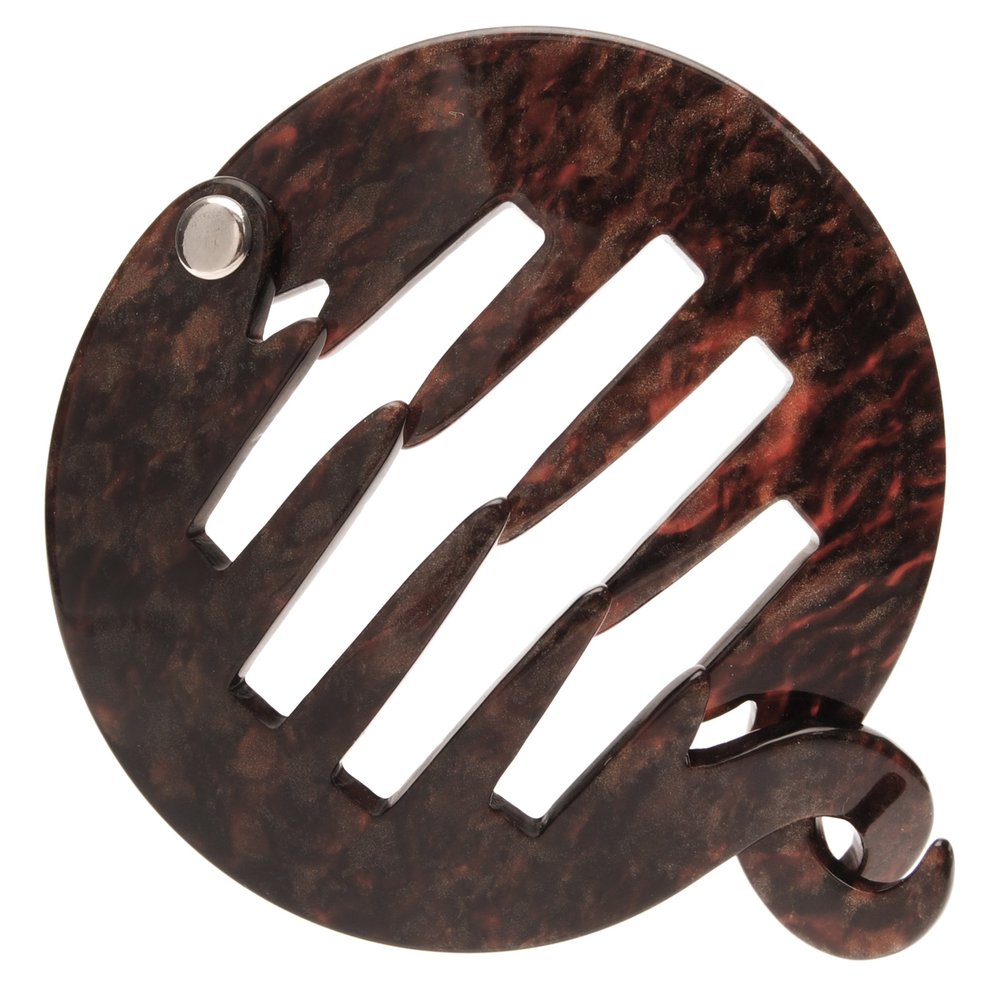 France Luxe Medium Yvette Ponytail Clip - Mojave