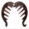 France Luxe Medium Yvette Ponytail Clip - Mojave view 2