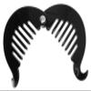 France Luxe Small Yvette Ponytail Clip - Black view 2