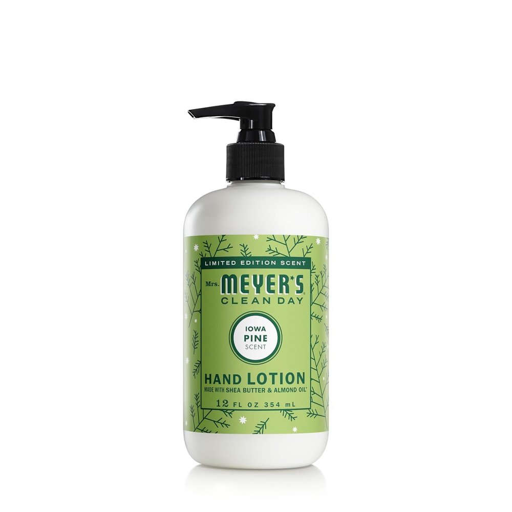 MRS. MEYER'S CLEAN DAY Hand Lotion, Iowa Pine Scent, 12 Ounce Bottle