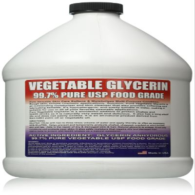 SMPLY. 99.7% Pure USP Food Grade Vegetable Glycerin for Skin, Soap, and More, 1 Gallon