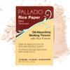 Palladio Rice Paper Facial Tissues for Oily Skin, Face Blotting Sheets Made from Natural Rice, Oil Absorbing Paper with Rice Powder, 2 Sided, Instant Results, Translucent, 40 Count, Pack of 1 view 1