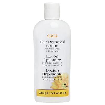 GiGi Hair Removal Cream for Face Gentle Hair Removal Lotion for Women's Arms, Legs & Bikini Area, Hair Remover for Sensitive Skin, 8 oz