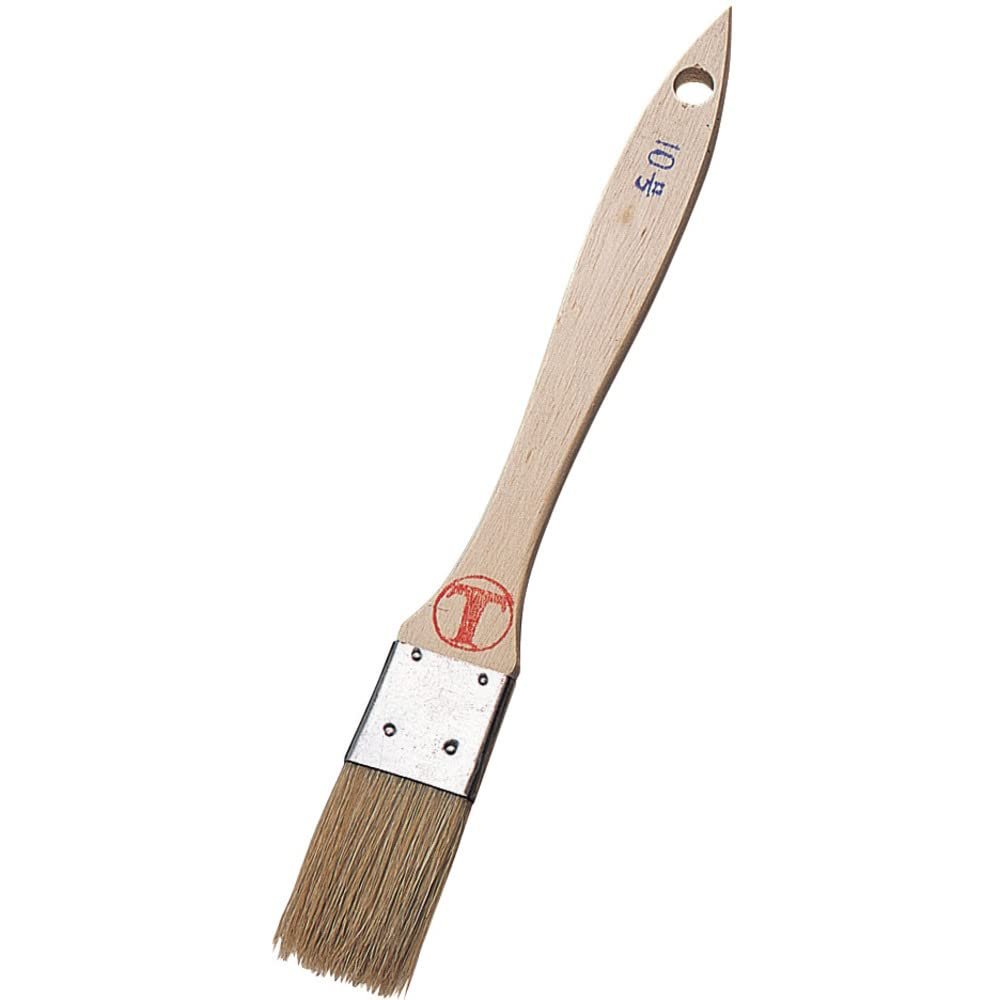 Otsuka Brush Pig Hair Gold Roll Brush Flat White No. 10