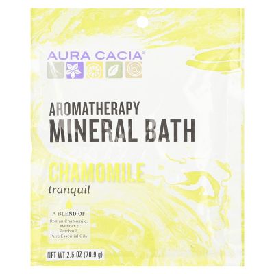 Aura Cacia, Aromatherapy Mineral Bath, Soothing Heat, 2.5 oz