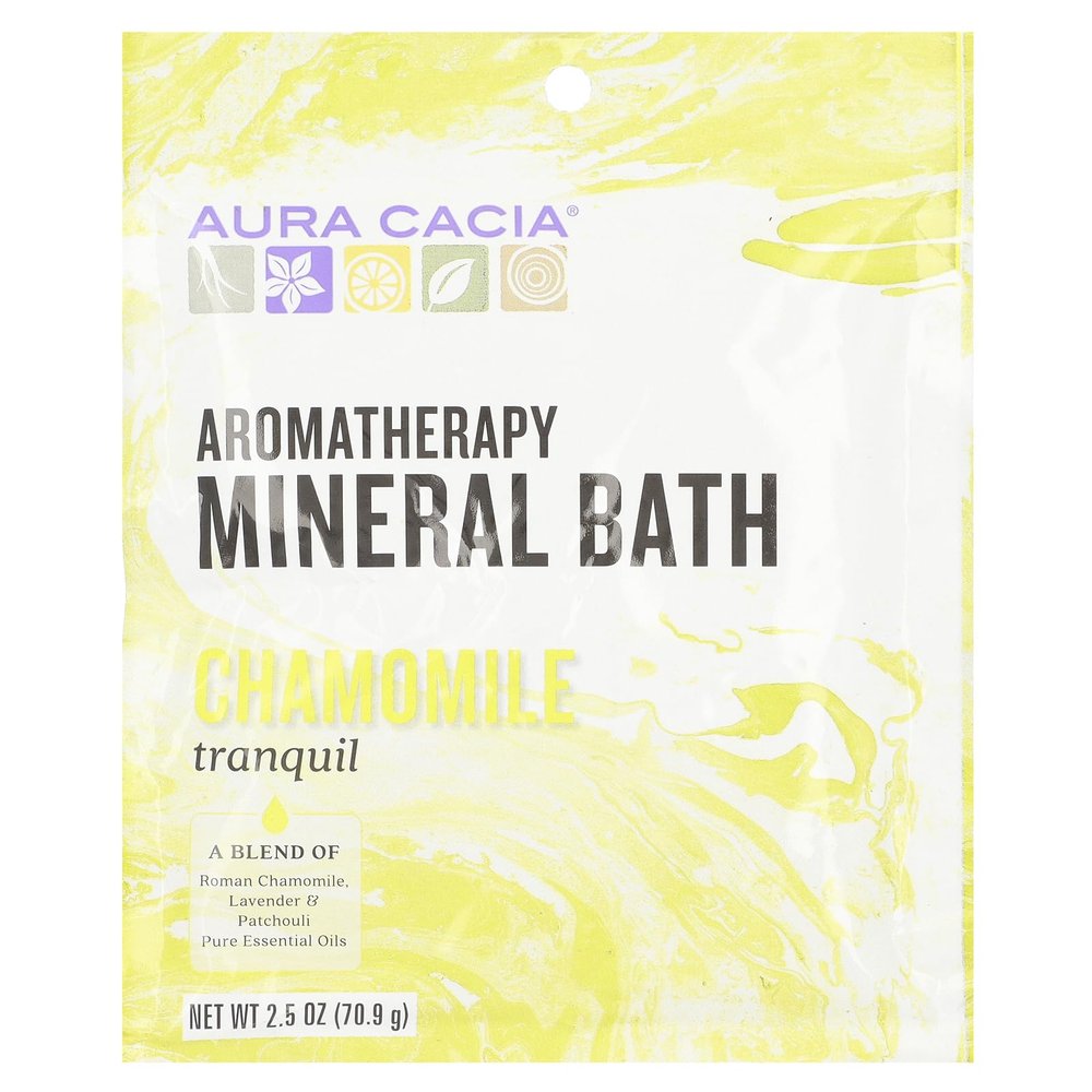 Aura Cacia, Aromatherapy Mineral Bath, Soothing Heat, 2.5 oz