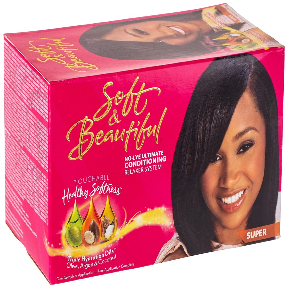 Soft & Beautiful Ultimate Protection No-Lye Relaxer Kit, Coarse