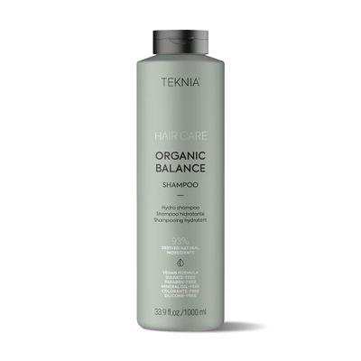 LAKM Teknia Organic Balance Shampoo, Hydrating Shampoo, Hydration for Scalp and Hair, 10.2 Fl Oz