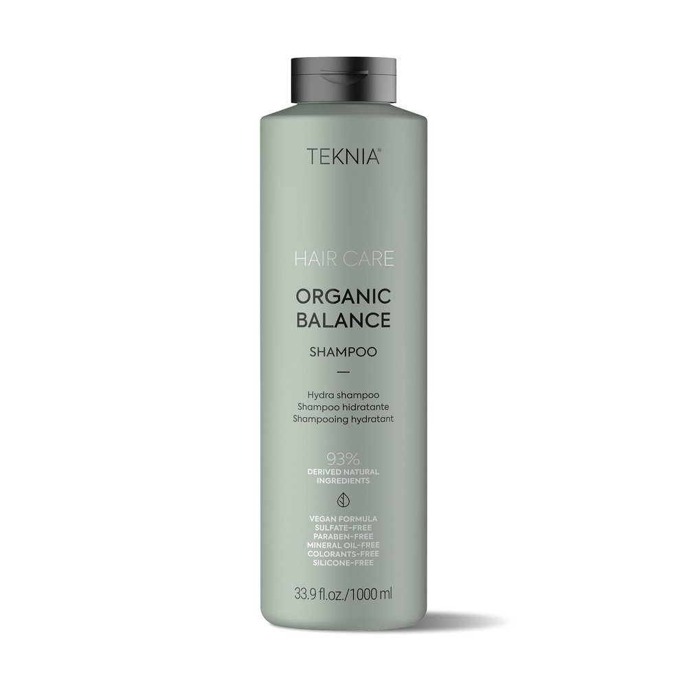 LAKM Teknia Organic Balance Shampoo, Hydrating Shampoo, Hydration for Scalp and Hair, 10.2 Fl Oz