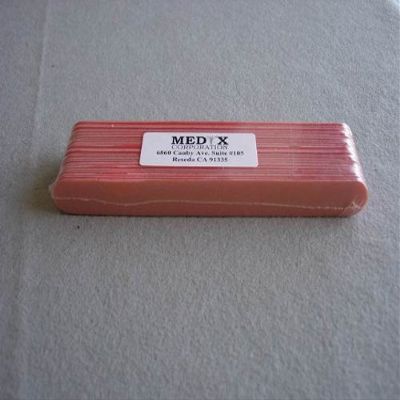 Premium emery boards - Salmon (12 per pack)