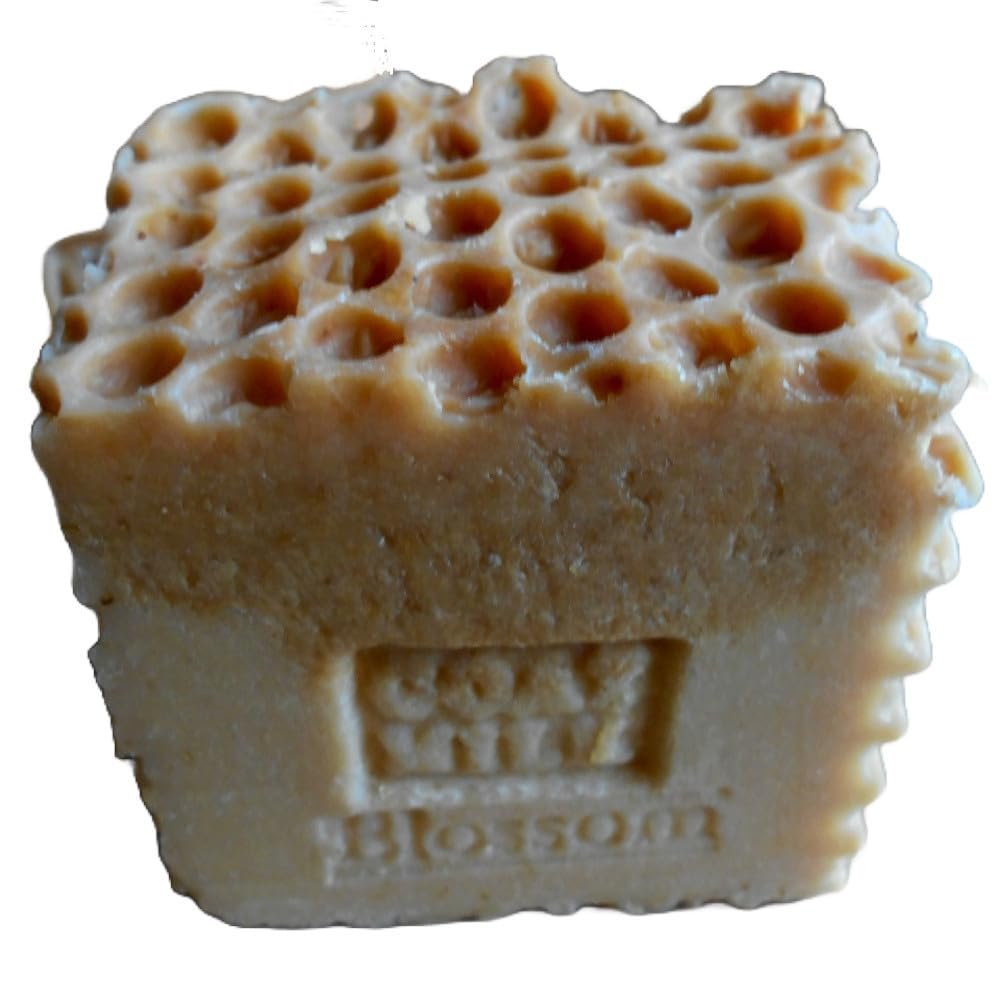 Goat's Milk Soap Aged Bar with Honey Blossom Natural Farm Fresh Milk 14 Oz.