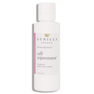 GUNILLA Cell Rejuvenator | Plant-Based Anti-Aging Facial Serum | Hydrates, Firms & Smooths for Radiant Skin | With Collagen, Elastin, Ginseng & Vitamins A, B, C & D | Vegan, Spa-Grade Skincare 4oz