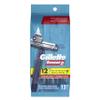 Gillette Sensor2 Fixed Men's Disposable Razor, 12 Count (Pack of 3) view 2