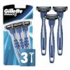 Gillette Mach3 Men's Disposable Razors, 3 Count view 1