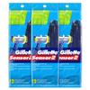 Gillette Sensor2 Pivoting Head + Lubrastrip Men's Disposable Razors, 12 Count (Pack of 3, Total 36 Razors) view 1