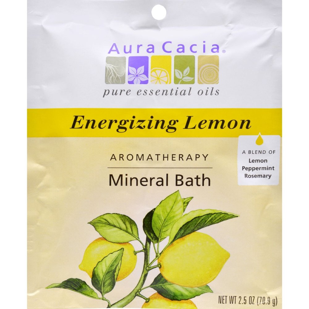 Aura Cacia Mineral Bath Energize 2.5 oz ( Value Bulk Multi-pack)