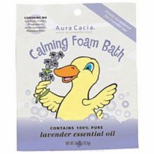 Aura Cacia Cheering Foam Bath for Kids 2.5 oz (Value Bulk Multi-Pack)