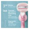 Gillette Venus ComfortGlide Razor for Women, White Tea Scented Gel Bars, Includes 1 Reusable Razor Handle + 2 Refills, Built-in Shave Gel Bars, Holiday Gifts for Women view 3