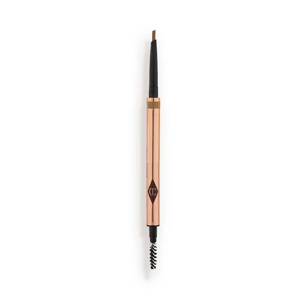 Charlotte Tilbury Brow Cheat Eyebrow Pencil - Refillable Micro-Precision Brow Pencil with Angled Tip for Natural Hair-Like Strokes - 16-Hour Wear, Waterproof, Vitamin E + Carnauba Wax - Light Blonde