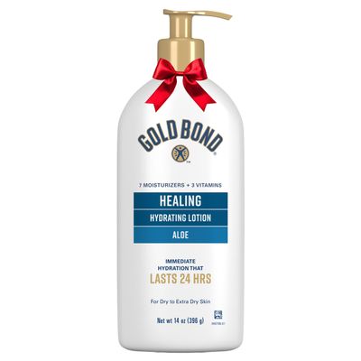 Gold Bond Ultimate Healing Skin Therapy Lotion with Aloe, 14 oz., Non-Greasy & Hypoallergenic