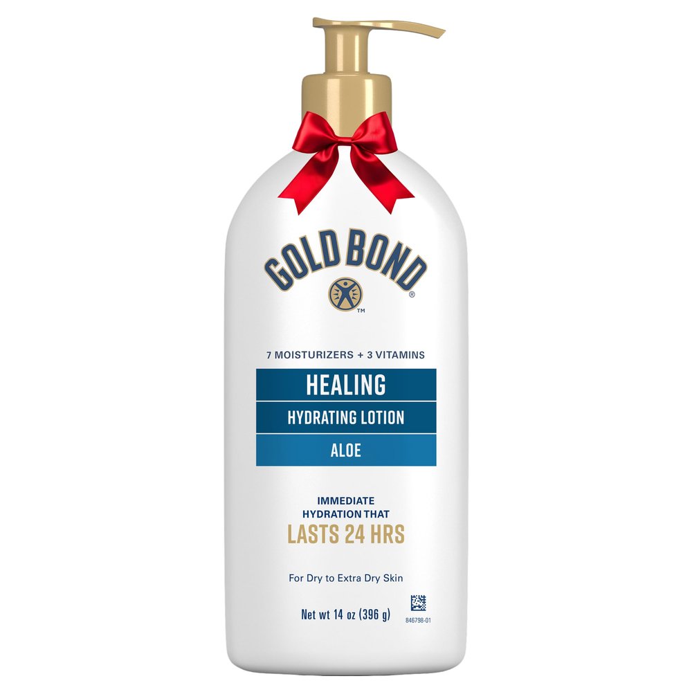 Gold Bond Ultimate Healing Skin Therapy Lotion with Aloe, 14 oz., Non-Greasy & Hypoallergenic