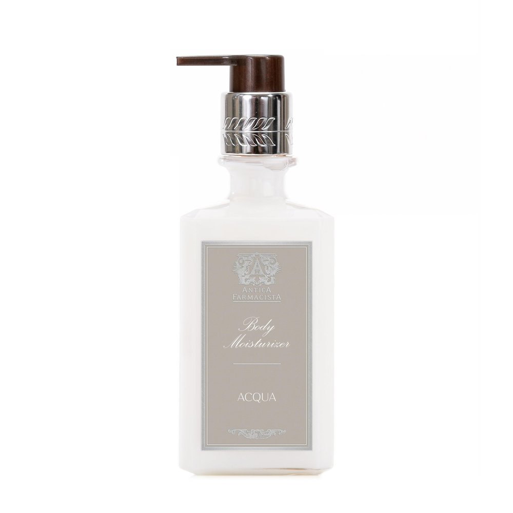 Antica Farmacista Body Moisturizer - Scented Moisturizing Lotion with Aloe Vera, Green Tea & Sweet Almond Oil - Gift for Any Occasion - Acqua, 10 fl oz