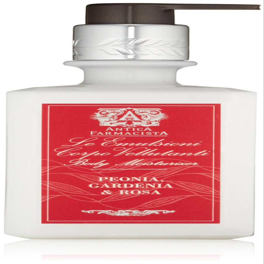 Antica Farmacista Body Moisturizer - Scented Moisturizing Lotion with Aloe Vera, Green Tea & Sweet Almond Oil - Gift for Any Occasion - Peonia, Gardenia & Rosa, 10 fl oz