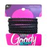 Goody Nonslip Womens Elastic Hair Tie - 8 Count, Black - 4MM For Medium Hair- Ouchless Hair Accessories For Women Perfect For Long Lasting Braids, Ponytails And More - Pain-Free view 1