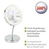 WENKO Chrome, LED, Makeup, Magnifying, Desk Mirror with Lights, Steel, Dimensions 5.9 x 6.5 x 5.1 in,  4.3 view 2