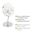 WENKO Chrome, LED, Makeup, Magnifying, Desk Mirror with Lights, Steel, Dimensions 5.9 x 6.5 x 5.1 in,  4.3 view 3