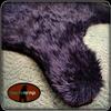 Premium Faux Fur Sheepskin Rug/Accent Pelt Rug feet/Black Sheep/Bear Skin 24"x48" view 2