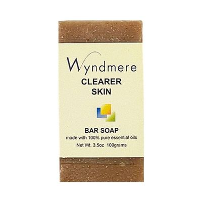 Wyndmere Clearer Skin Bar Soap - Handcrafted with Natural Ingredients and 100% Pure Therapeutic Essential Oils