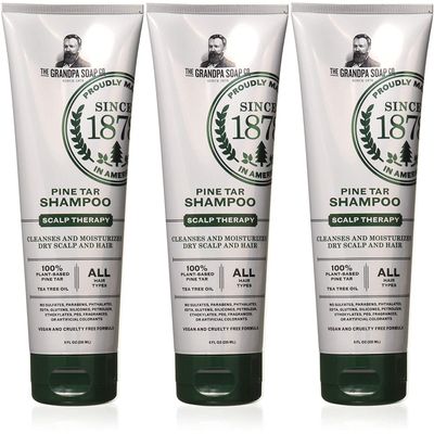 Grandpa's Pine Tar Shampoo, 8 Ounce - 3 pack