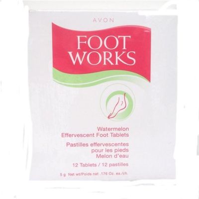 Avon Foot Works Watermelon Effervescent Foot Tablets