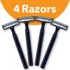 BIC Comfort 3 Disposable Razors for Men, Perfect Razors For a Smooth and Comfortable Shave, 4 Disposable Razors With 3 Blades, 4 Count Shaving Kit view 2