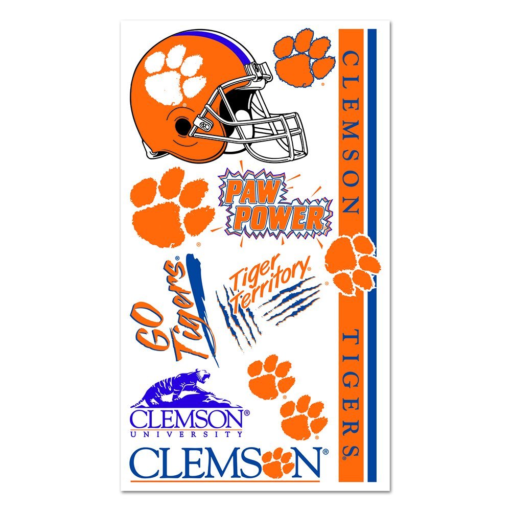 Clemson Tigers Temporary Tattoos