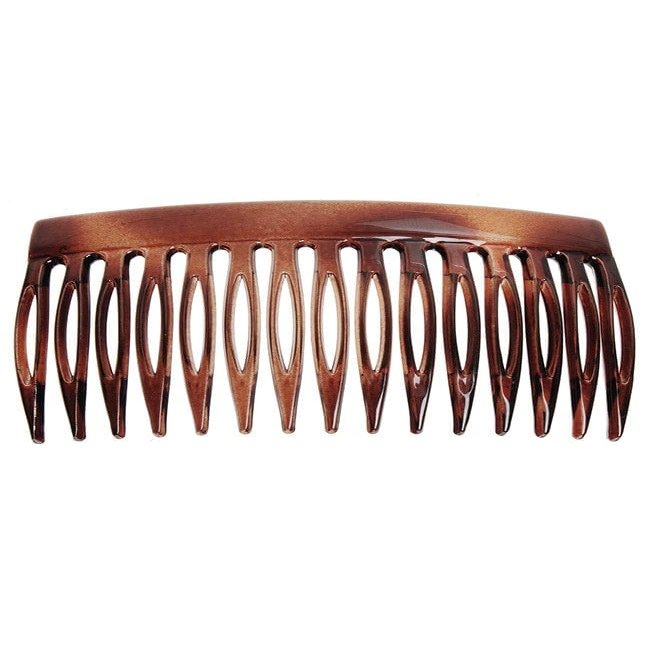 Belle 15 Tooth French Side Comb - Tortoise