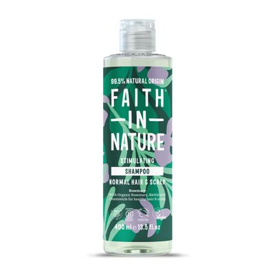 FAITH IN NATURE Natural Shampoo - Vegan & Cruelty Free, No SLS or Parabens - 13.5 fl oz, Rosemary